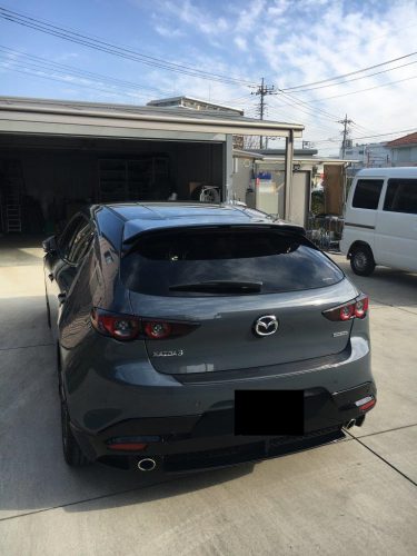 マツダ３　ファストバック　ホイールガリ傷修理 |  埼玉県戸田市 | 東京都板橋区