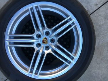 ポルシェ純正シルバーホイール 塗装欠け修理 埼玉県戸田市 | 川口市