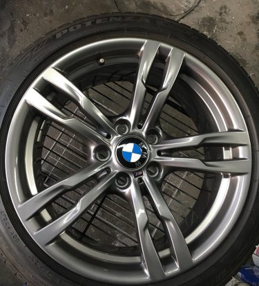 ＢMW320i Mスポーツ　純正ホイール　ガリ傷修理 埼玉県戸田市 | さいたま市