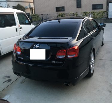 レクサスGS450h　革シートひび割れ、擦れ修理 埼玉県戸田市