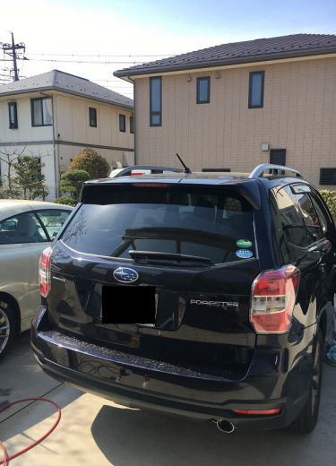 スバル フォレスター革シートひび割れ+ステアリング塗装剥け修理