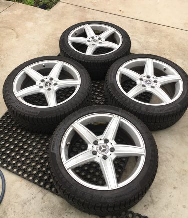 メルセデスベンツC180 純正ホイール４本カラーチェンジ  全面リフレッシュ| 埼玉県戸田市 | 川口市