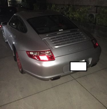 ポルシェ911カレラ純正シルバーホイールガリ傷修理 | 埼玉県戸田市 | さいたま市