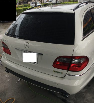 メルセデスベンツE350 革シート擦れ修理 埼玉県戸田市 | 川口市