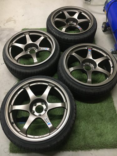 社外ホイール タナベ SSRタイプC　ブロンズホイールガリ傷修理 | 埼玉県戸田市 | 和光市