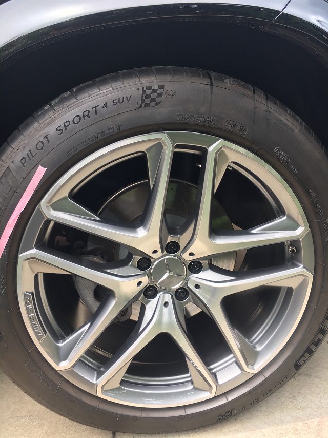 メルセデスベンツ GLE AMG53 純正ダイヤモンドカットホイールガリ傷