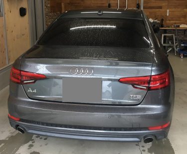 アウディA4 TFSI クワトロ 純正シルバーホイール ガリ傷修理 | 埼玉県戸田市 | さいたま市