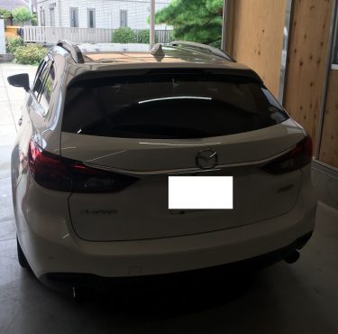 マツダ アテンザ ミラー部分未塗装樹脂 傷修理 | 埼玉県戸田市 |川口市