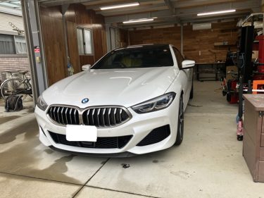 BMW840i 純正ステアリング擦れ、テカリ修理 | 埼玉県戸田市 | 越谷市